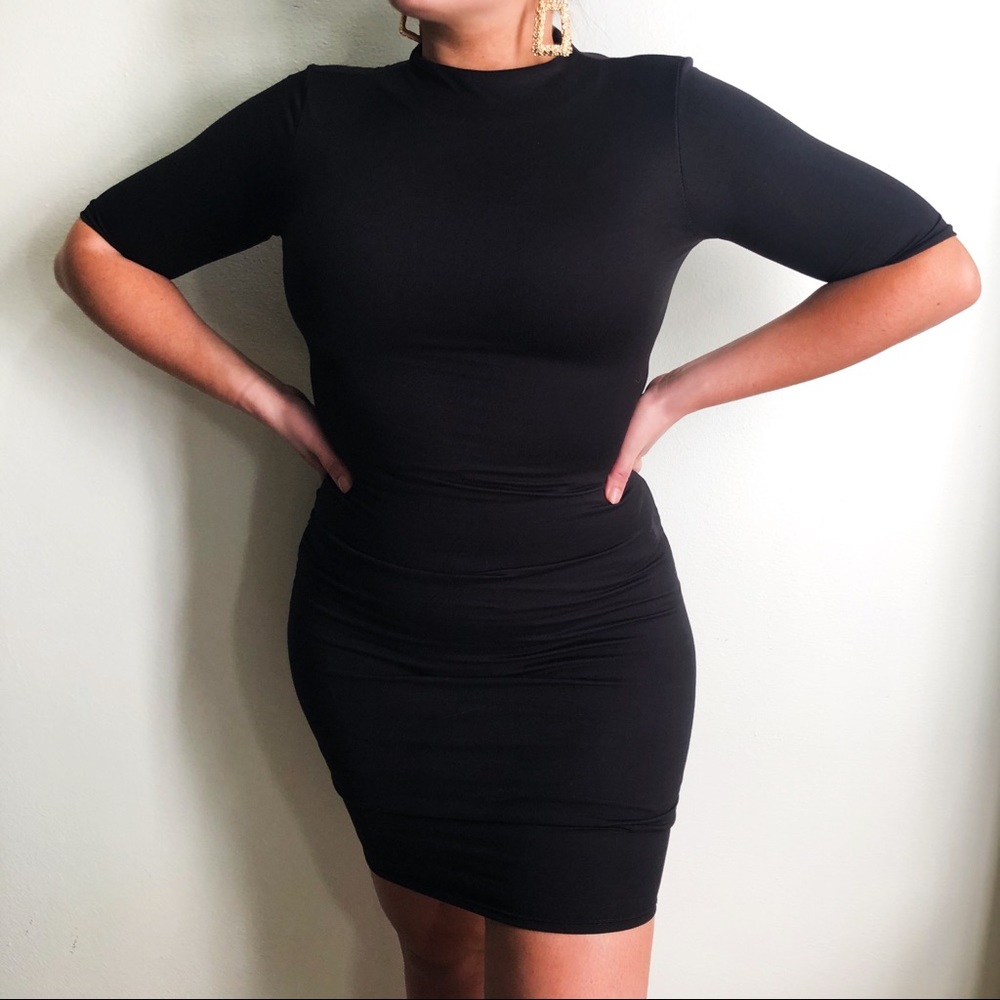 NWT Windsor Black Body-Con Dress